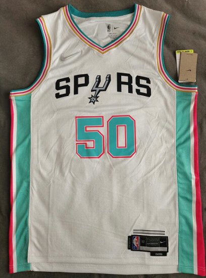 NBA 50 Robinson Spurs 21-22 city 75th Anniversary Maillot